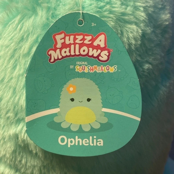 Squishmallows FuzzAMallows Ophelia - Picture 4 of 6